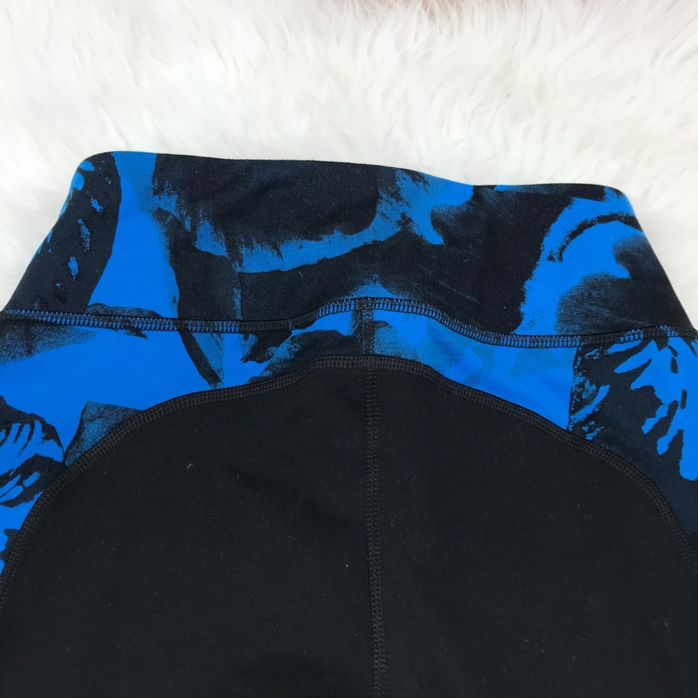 💕SALE💕Lucy Black Blue Leggings with Side Pockets - Picture 5 of 8